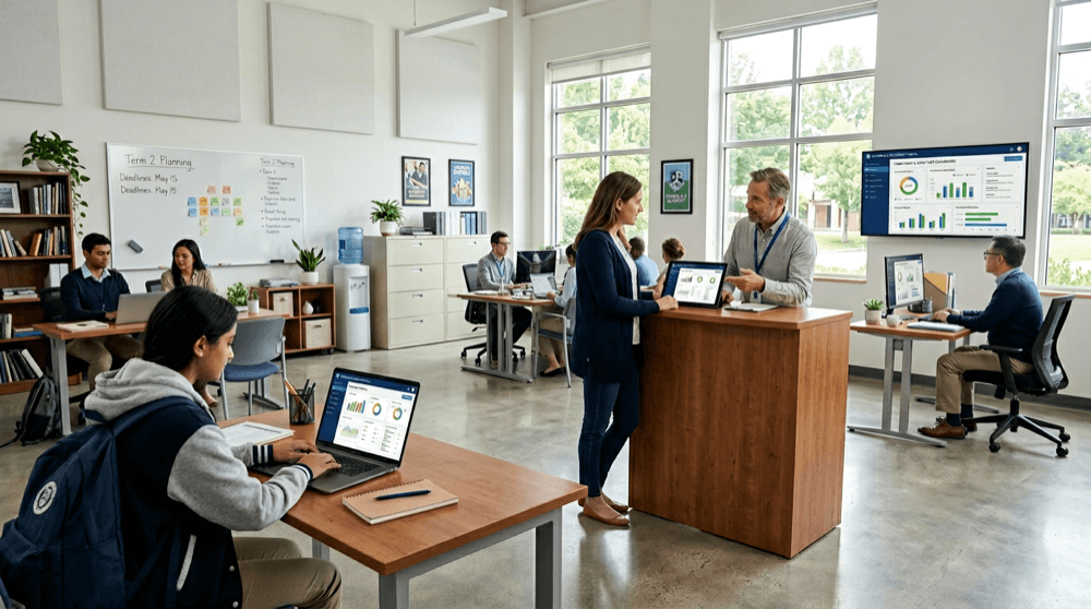 Scalable Multi-Portal Platform for Complex Education Workflows