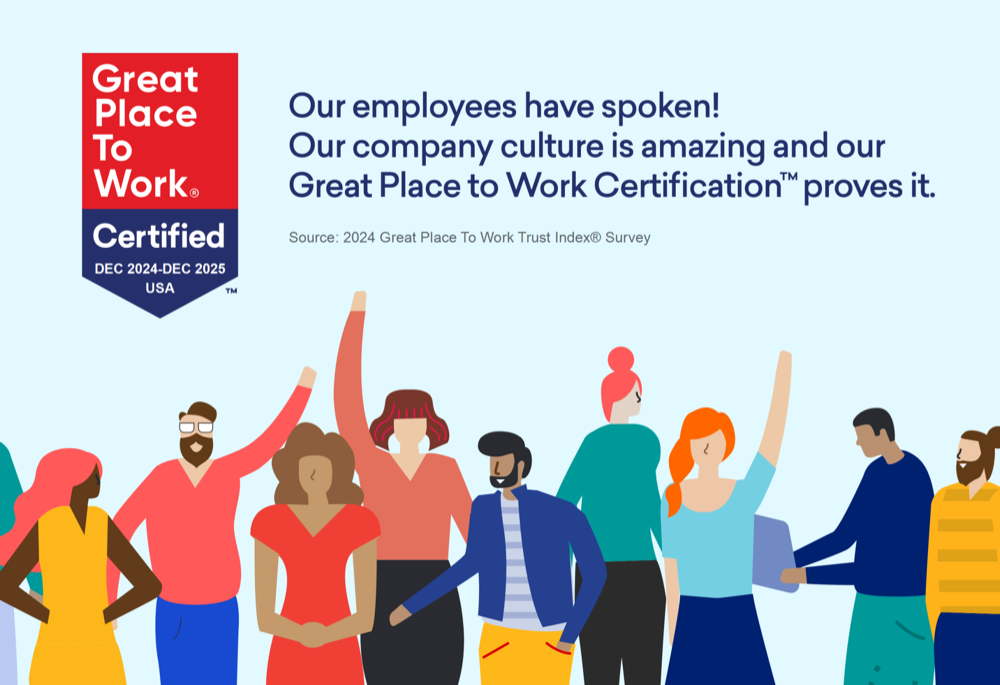 Celebrating Success as a Great Place to Work for the Second Year!